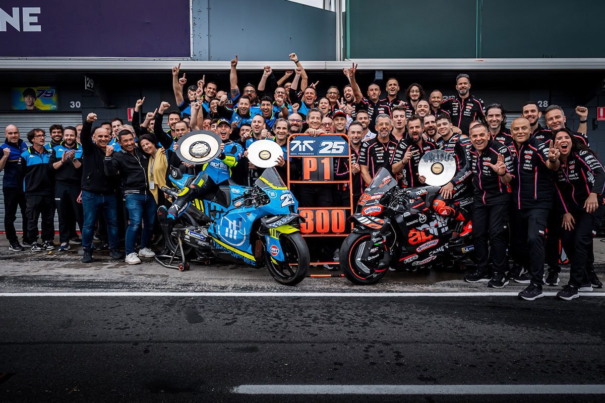 Aprilia Racing Team 300 win