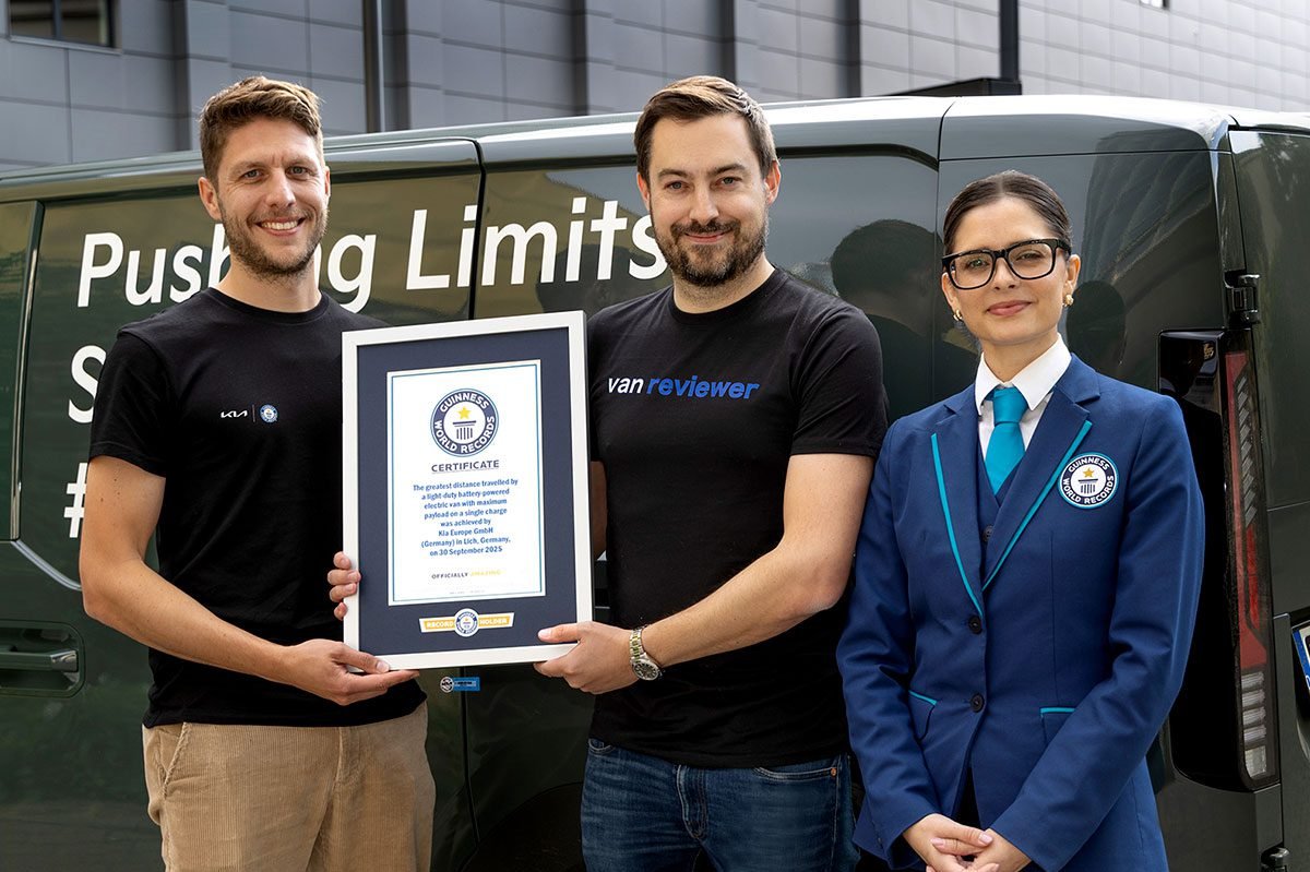 Kia PV5 Cargo GUINNESS WORLD RECORDS