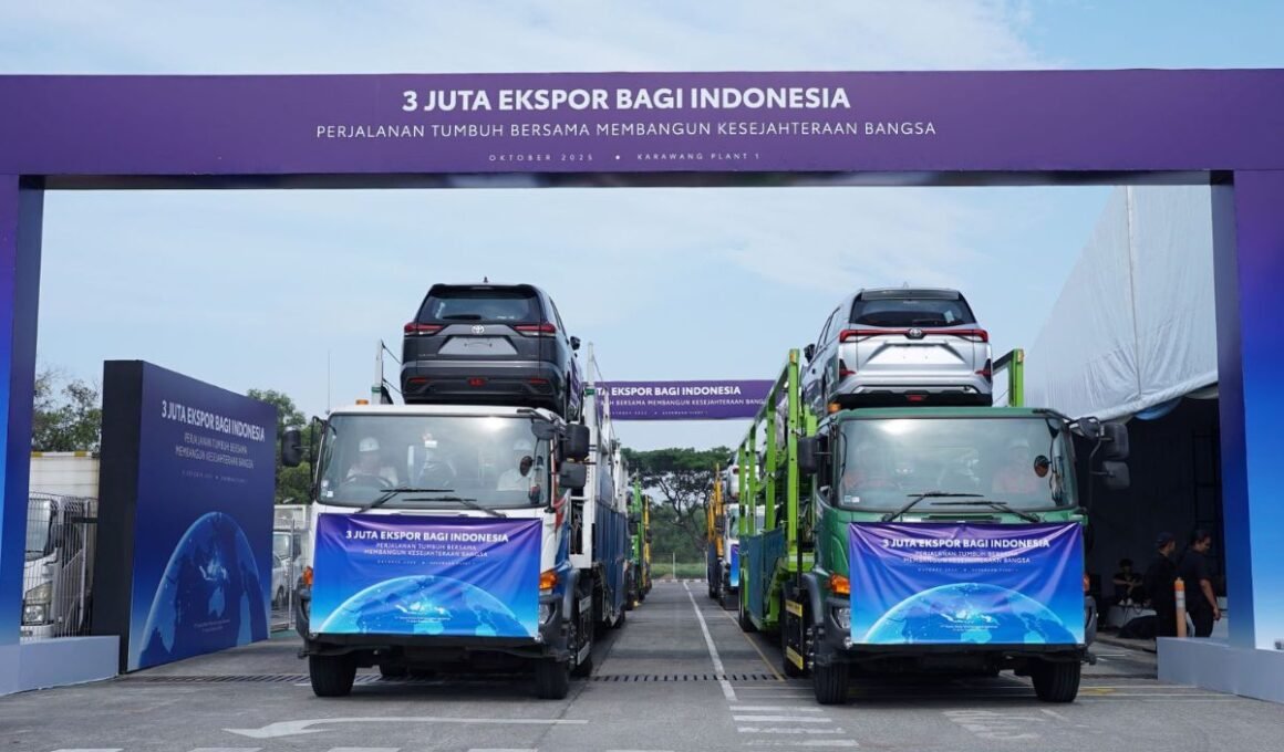 Toyota ekspor 3 juta unit kendaraan