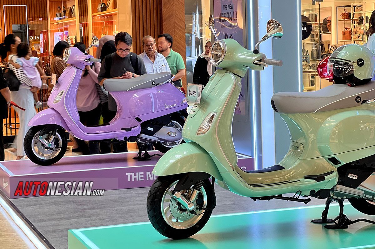 Vespa LX 150 Indonesia Green Amabile dan Lilac Euforico