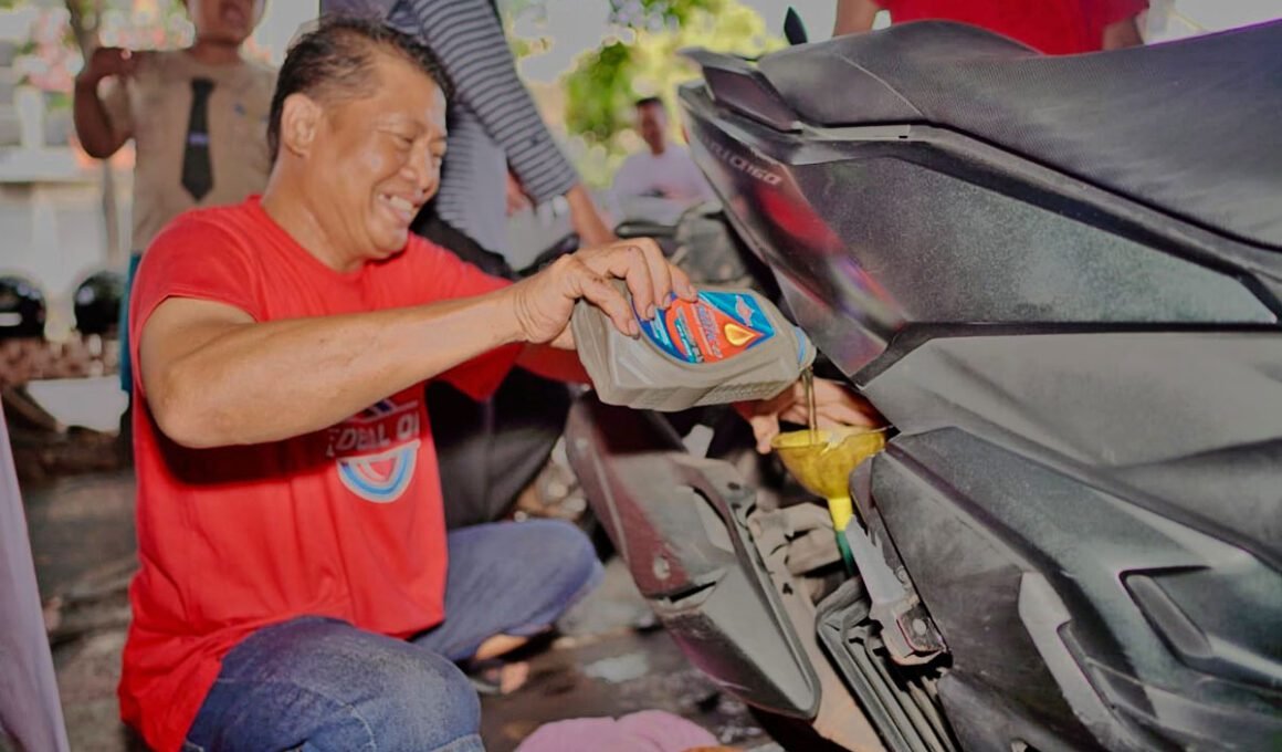 federal oil ganti oli motor matic