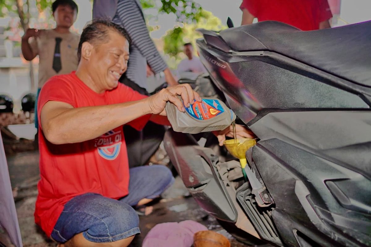 federal oil ganti oli motor matic