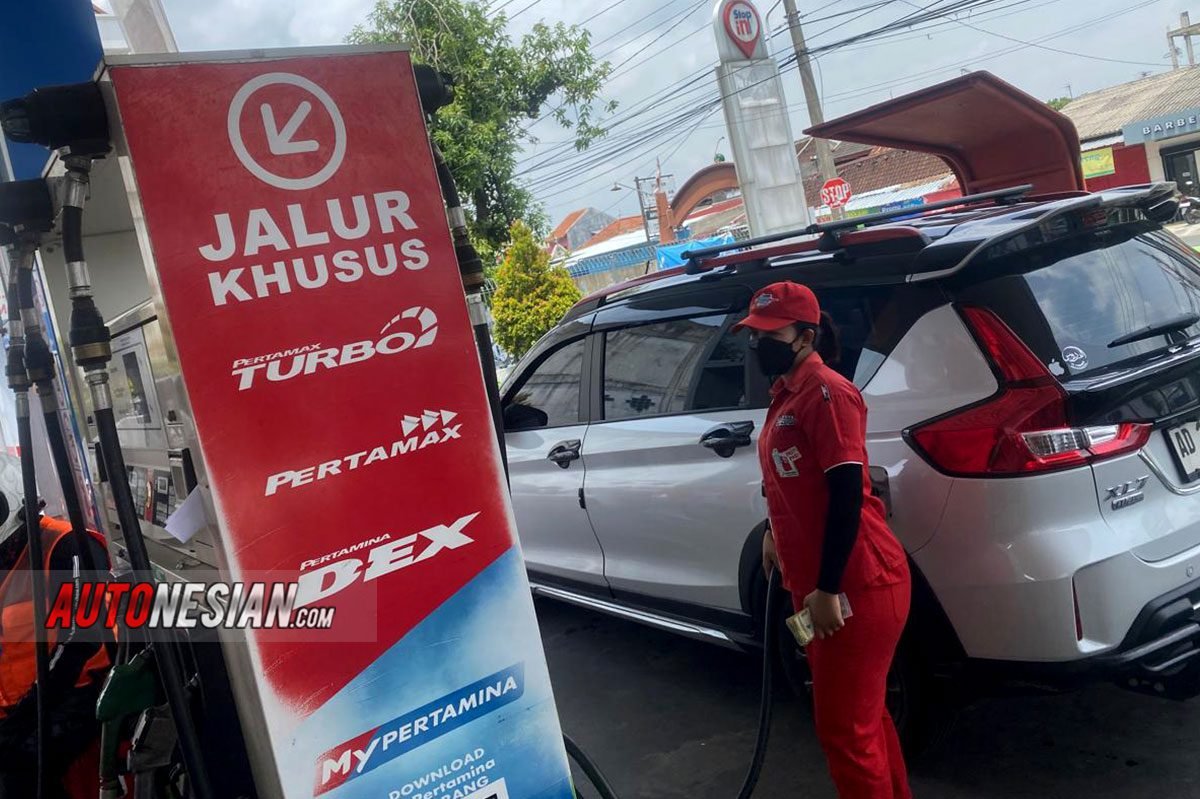 Jalur khusus Pertamina Pertamax dex