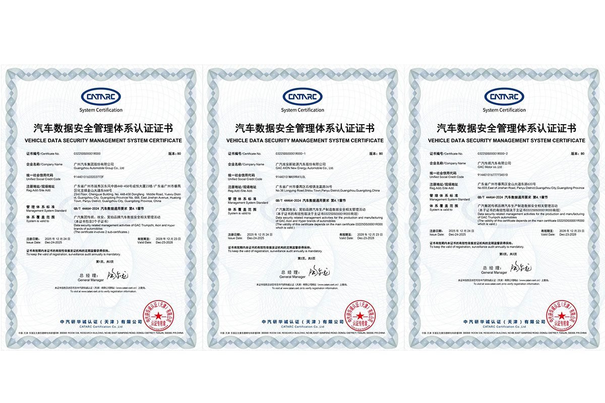 sertifikat keamanan data GAC