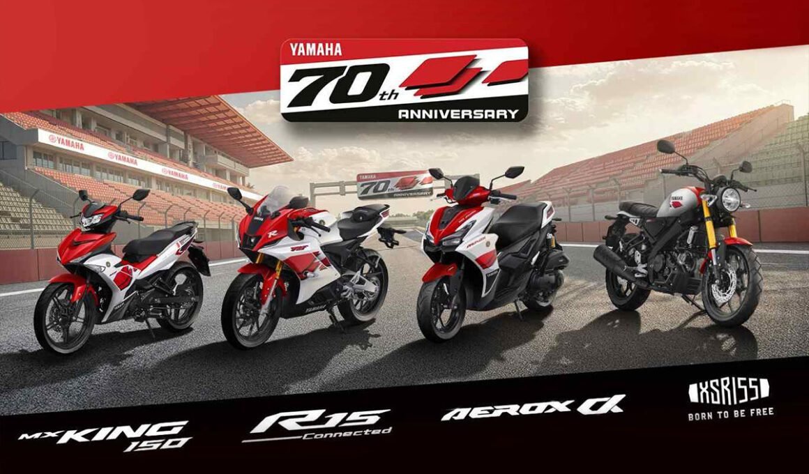 Yamaha 70 th anniversary livery