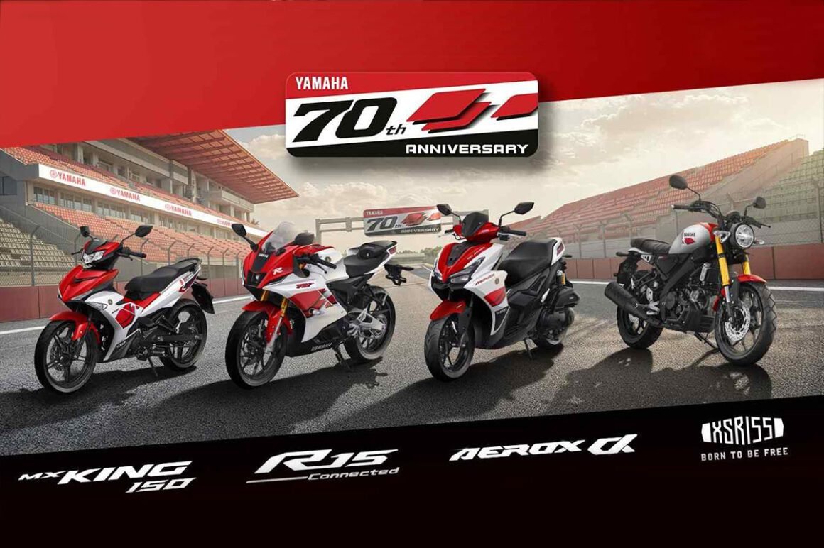 Yamaha 70 th anniversary livery