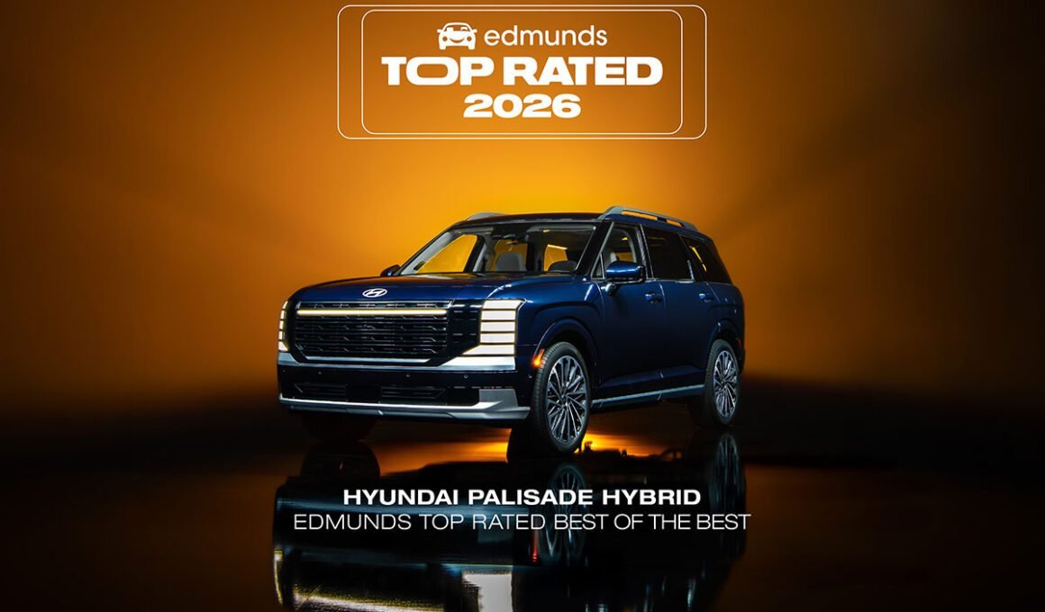 Hyundai Palisade Hybrid edmunds 2026