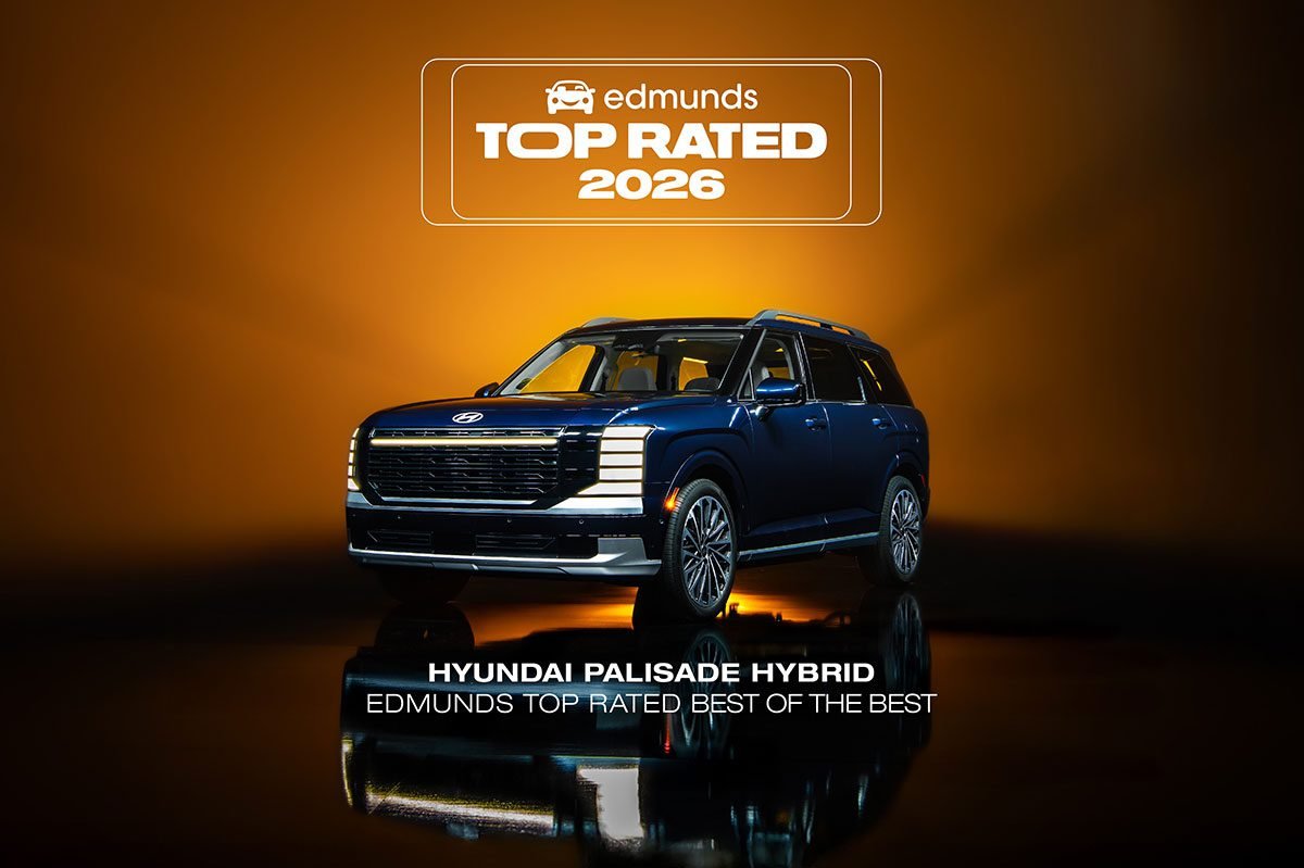 Hyundai Palisade Hybrid edmunds 2026