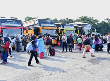 suasana mudik bis 2026