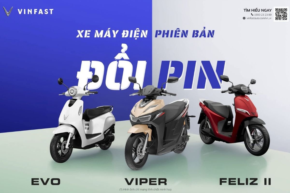 Vinfast escooter motor listrik