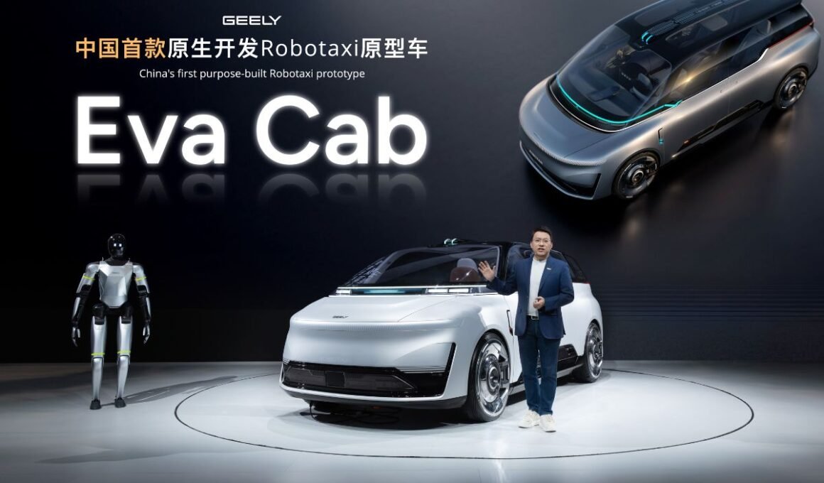 Robotaxi Geely Eva Cab Auto China 2026
