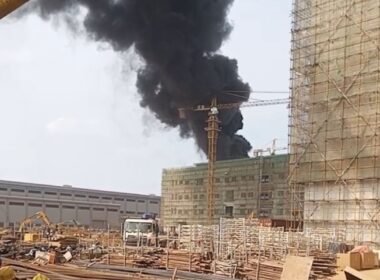 Pabrik byd subang kebakaran