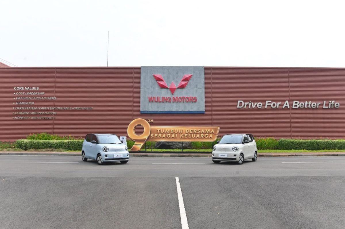 Wuling Aira EV Wuling 9 tahun indonesia