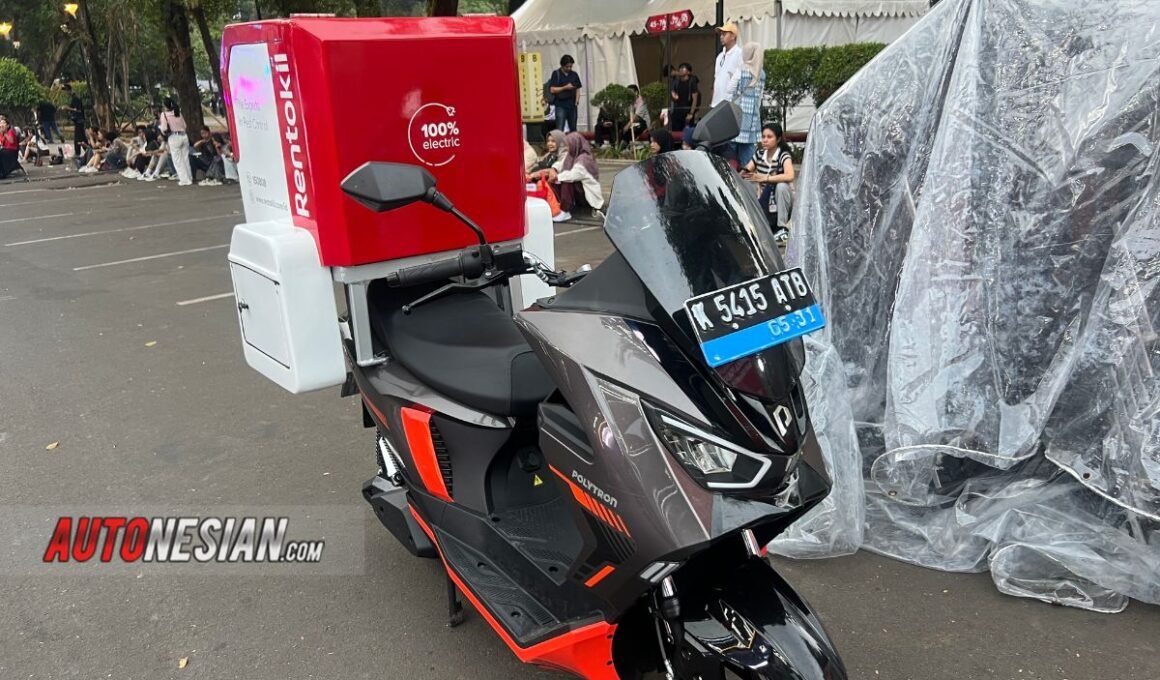 Polytron Fox-350 motor listrik kendaraan operasional Rentokil