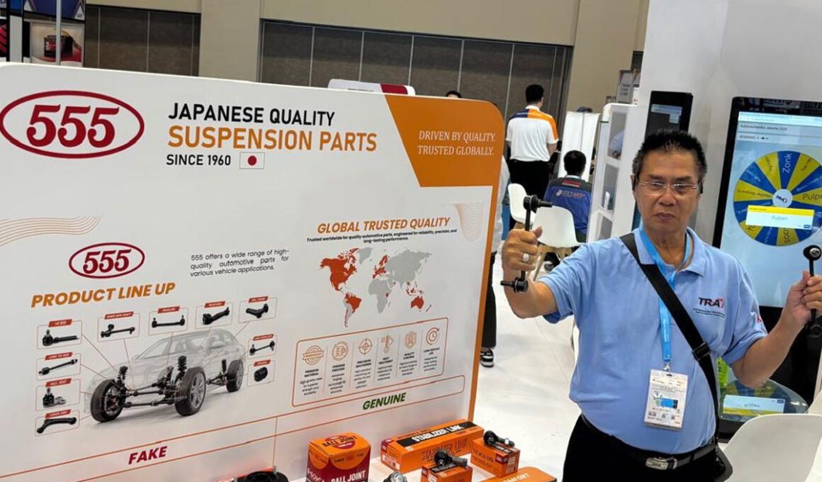 Suku cadang 555 Three Five Automechanika Jakarta 2026