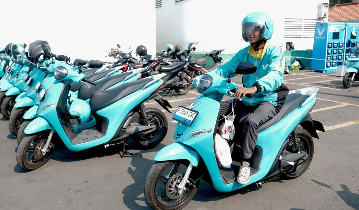 Green SM Motor listrik ojek online