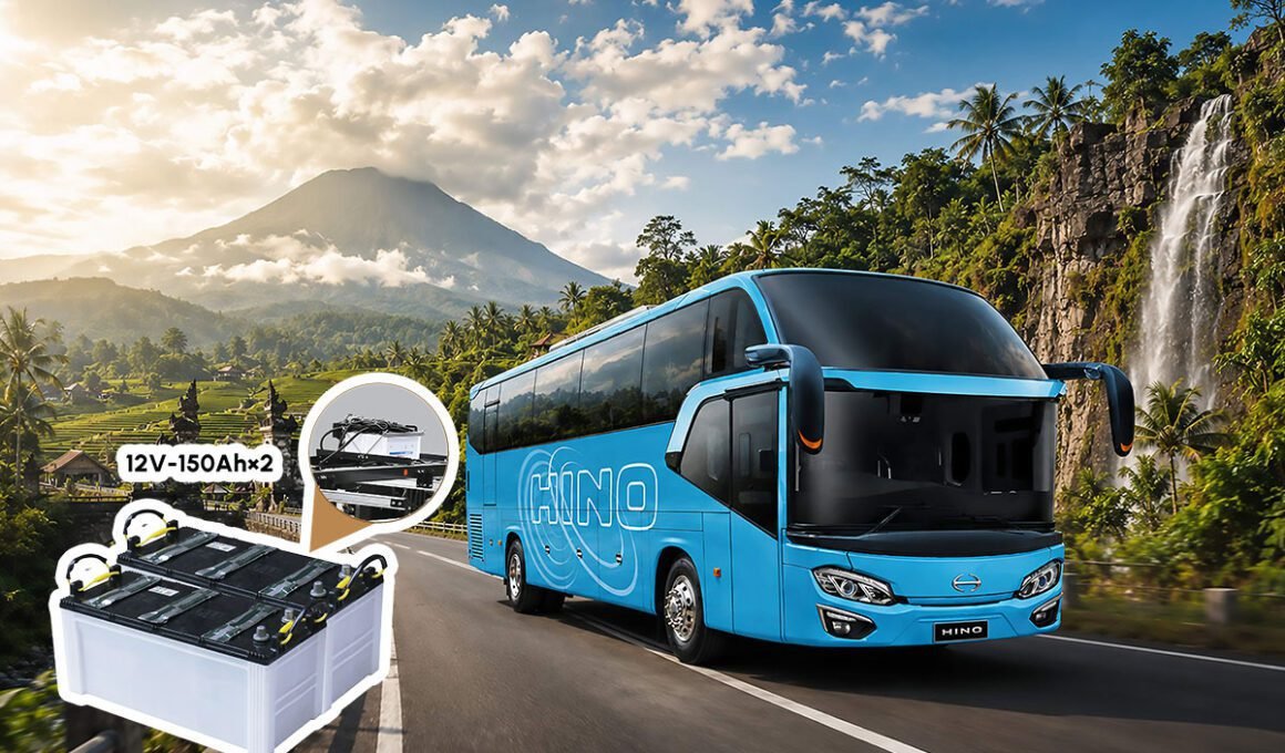 Hino baterai big bus