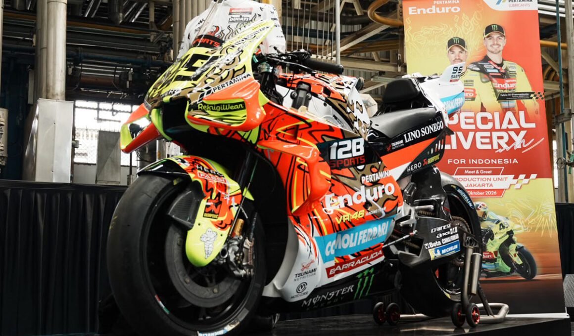 livery spesial Pertamina Enduo VR46 Racing Team Garuda