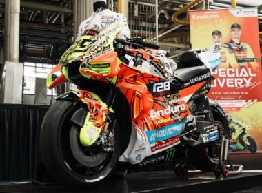 livery spesial Pertamina Enduo VR46 Racing Team Garuda